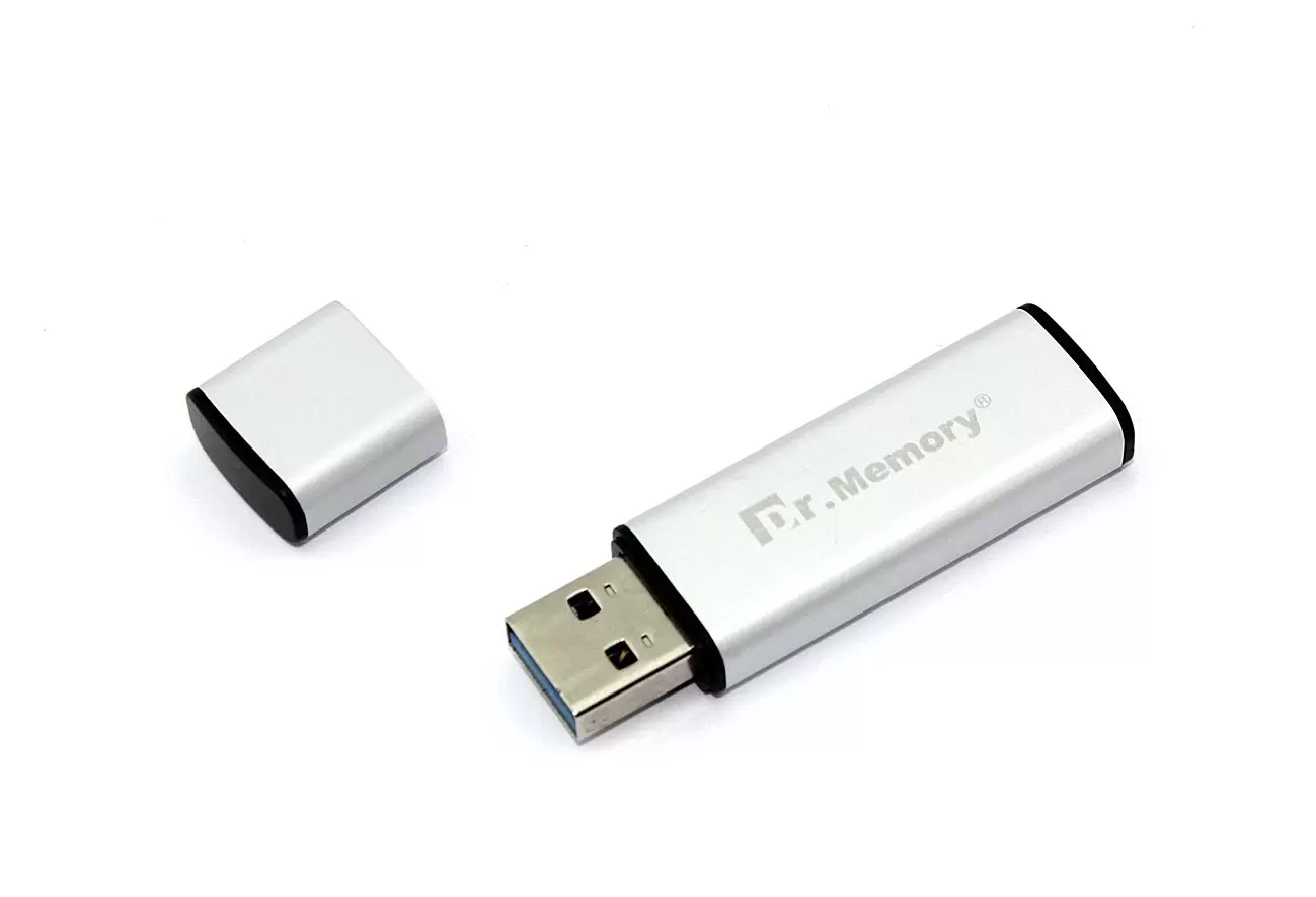 Флешка USB Dr. Memory 009 8Гб, USB 3.0, серебристый